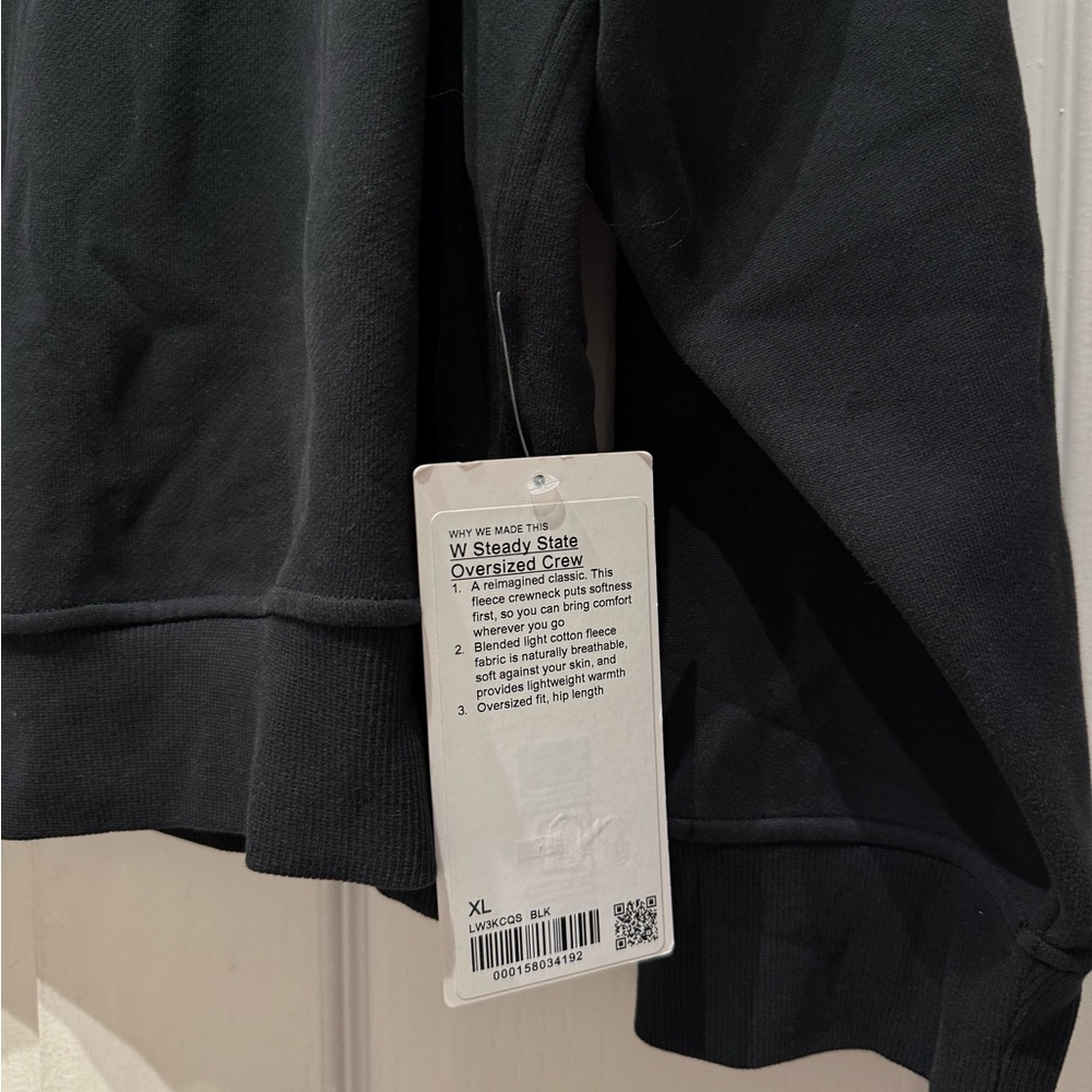 NWT LULULEMON Women’s Steady State Oversized Crew in XL - Picture 8 of 8